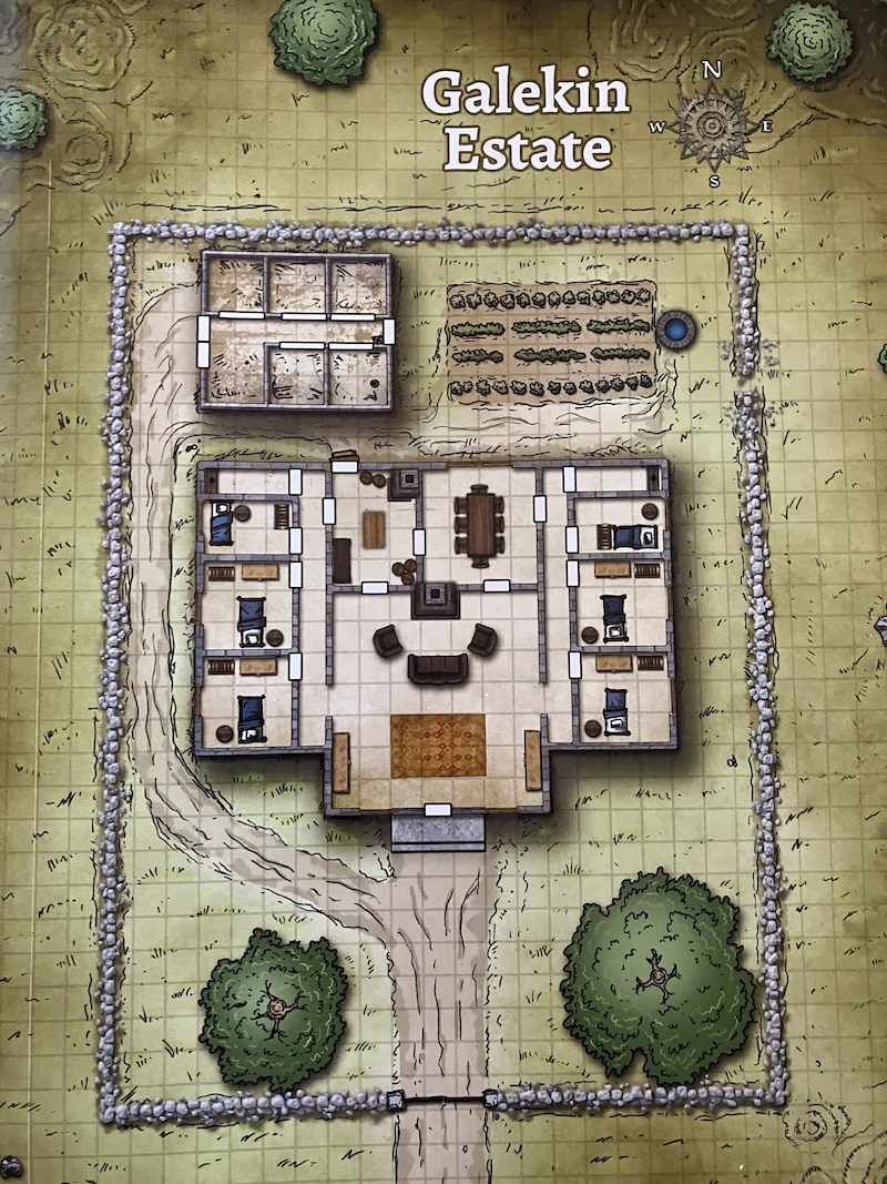 Galekin Estate map